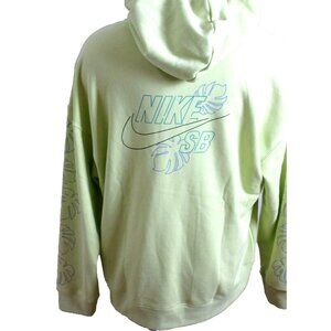 Nike SB Men's GFX Paradise PO Hoodie Sweatshirt Limelight Green Size Small NWT